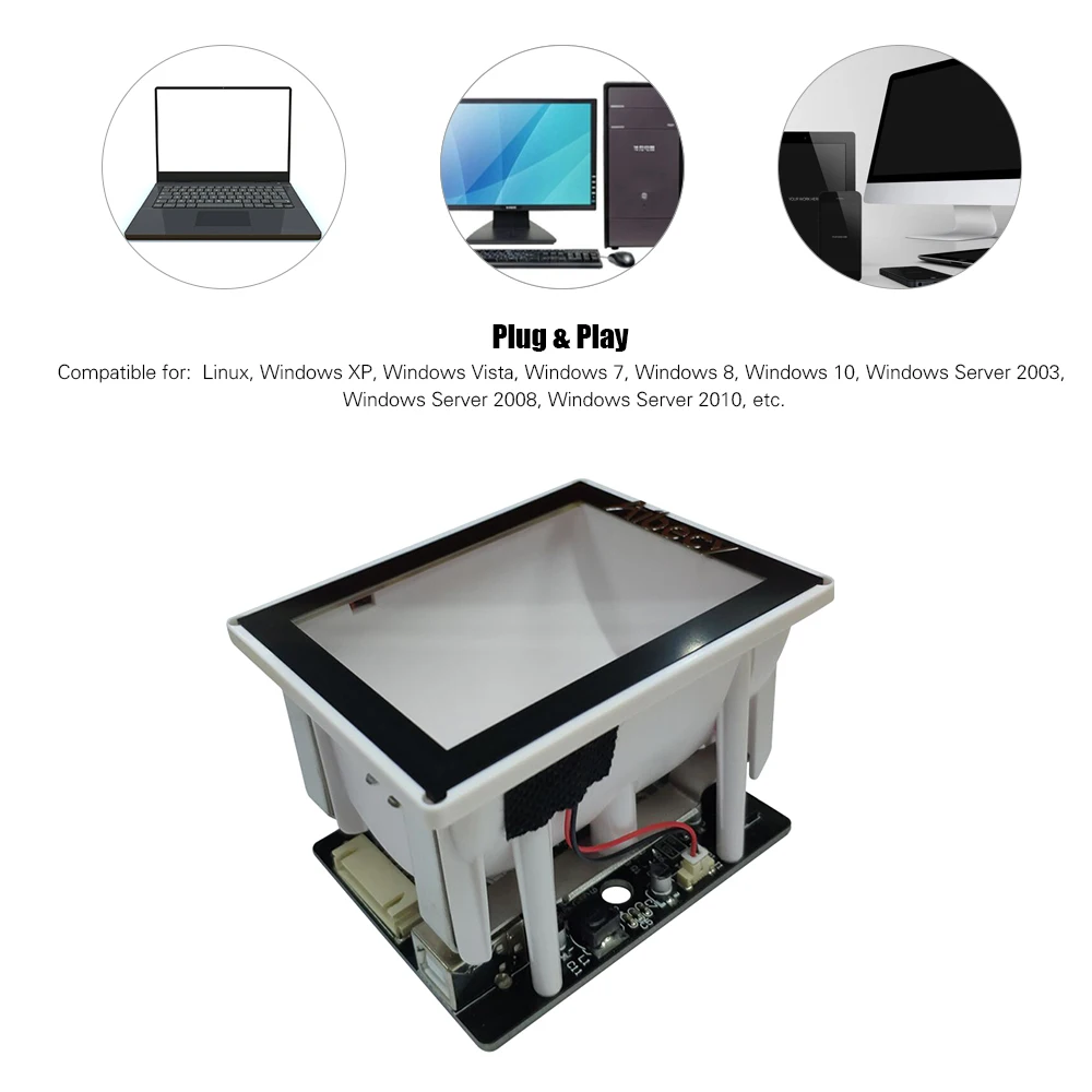 Встроенный модуль сканера Aibecy 2D/QR/1D сканер штрих-кода двигателя 960*680 COMS с
