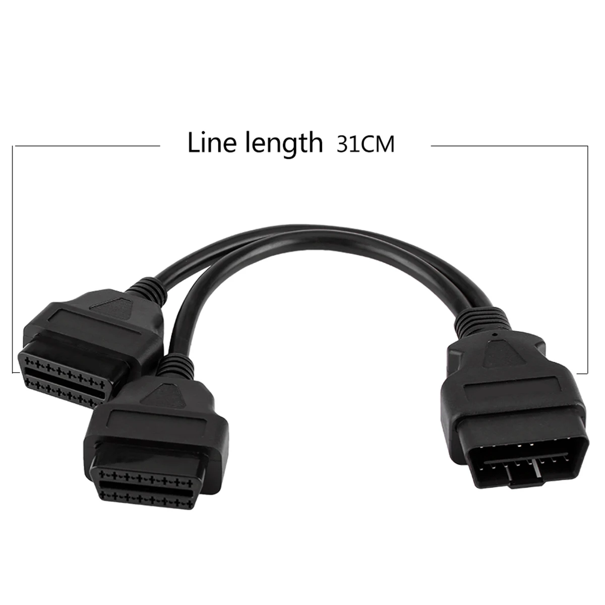 OBDll OBD2 16 pin сплиттер удлинитель диагностический инструмент адаптер Мужской к