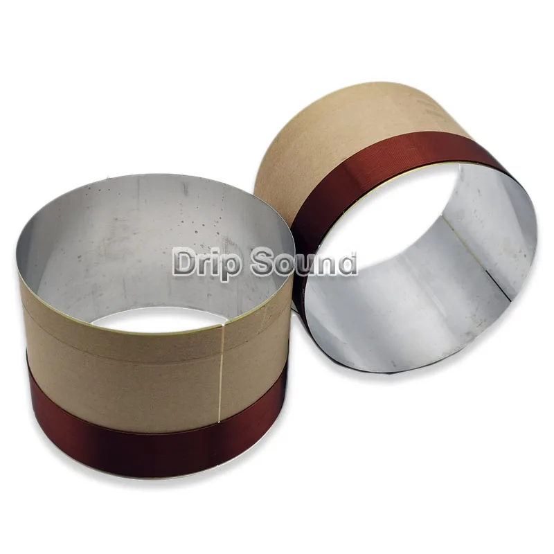 2 шт. 100 мм ядер 8ohm Бас Звуковая катушка ASV белый алюминиевый НЧ динамик звуковой