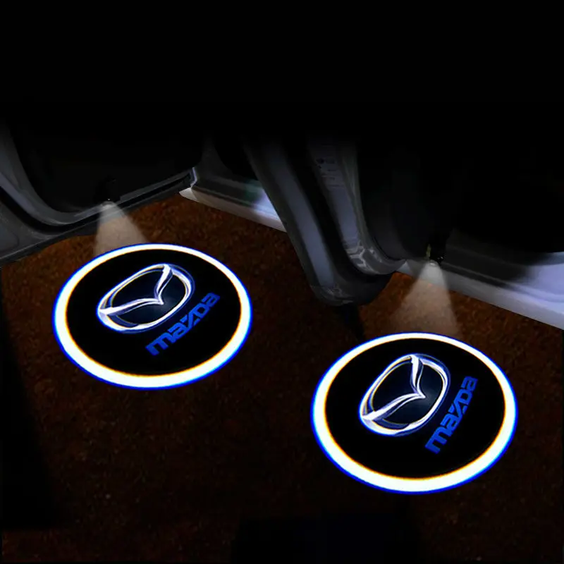 

2PCS LED Logo Atmosphere Projector Car Door Welcome Light Lamp For Mazda 2 3 6 8 CX4 CX-5 CX-7 CX-9 CX-3 Atenza Car Accessories
