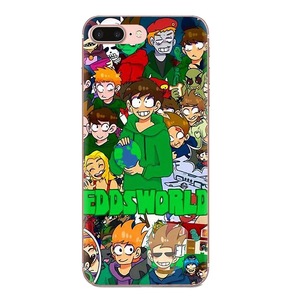 Мягкий чехол для телефона Xiaomi Red mi 4 7A 9T K20 CC9 CC9e Note 7 9 Y3 SE Pro Prime Go Play Eddsworld | Мобильные