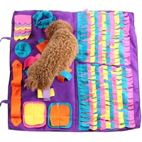 dog mat pet dog mat pet sniffing training blanket detachable fleece pads relieve stress nose work puzzle toy pet nose pad