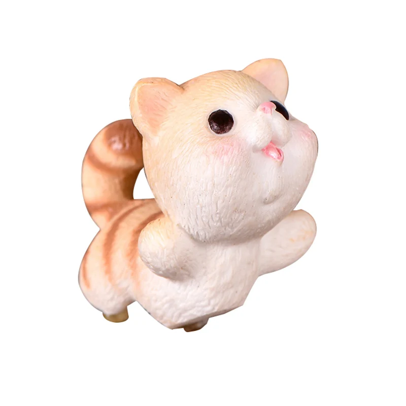 Новый миниатюрный Кот фигурка модель Фея микро пейзаж Сад Декоративные детские