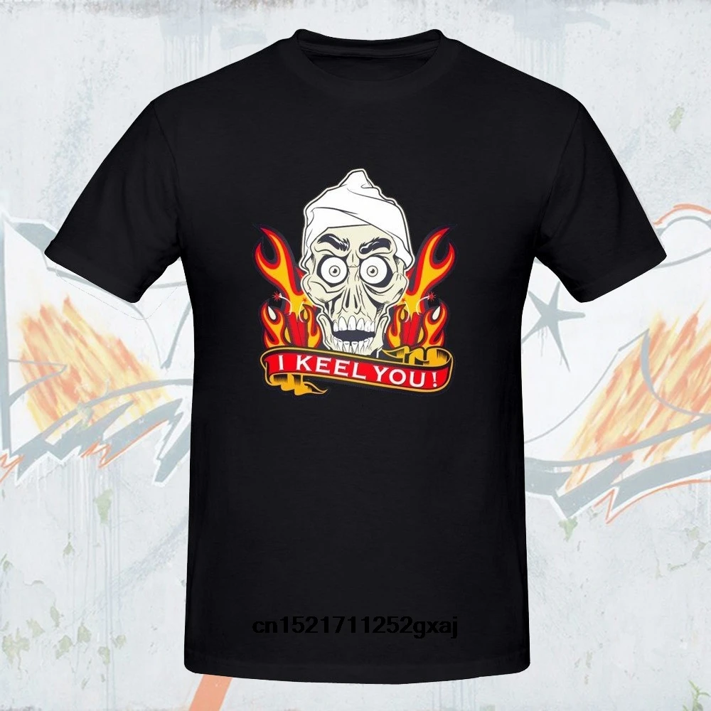 Мужская футболка Jeff Dunham And Achmed The Dead Terrorist черная новинка wo men| |