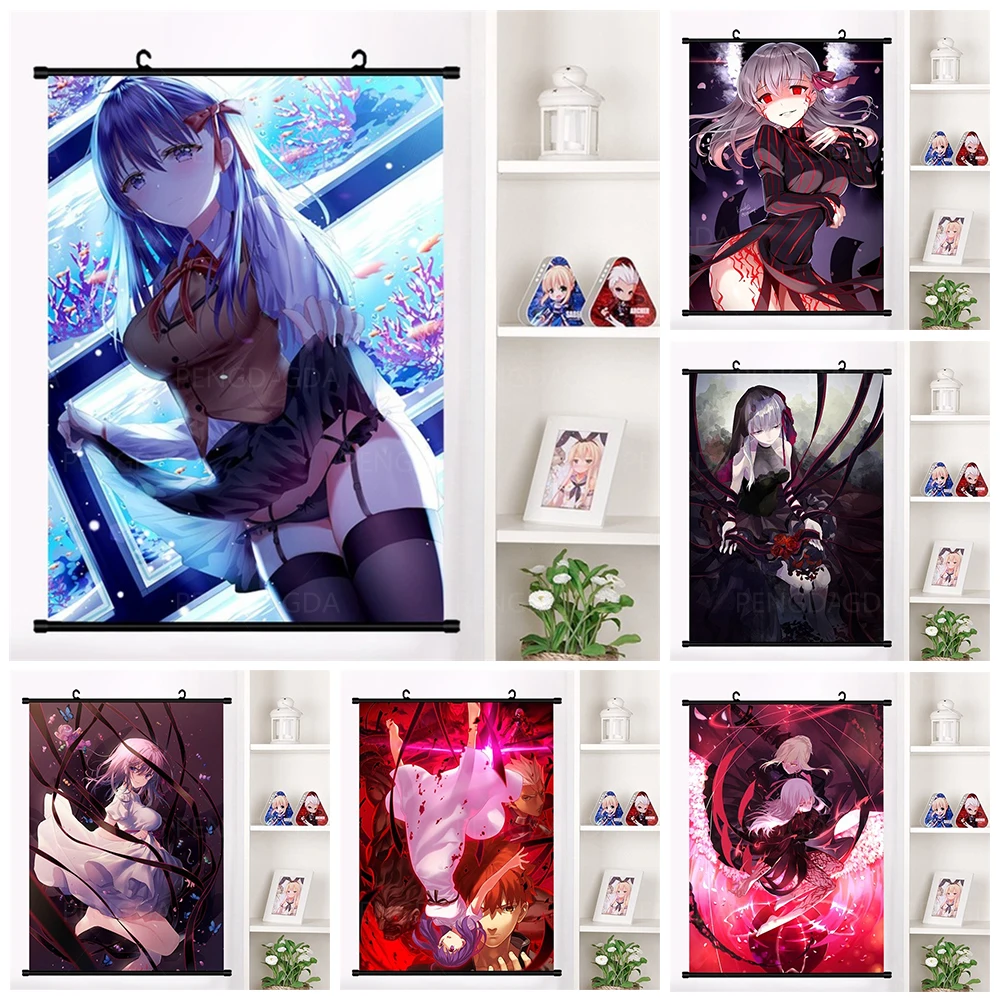 Картина из мультфильма Fate Stay Night картина с милыми персонажами аниме пластиковый