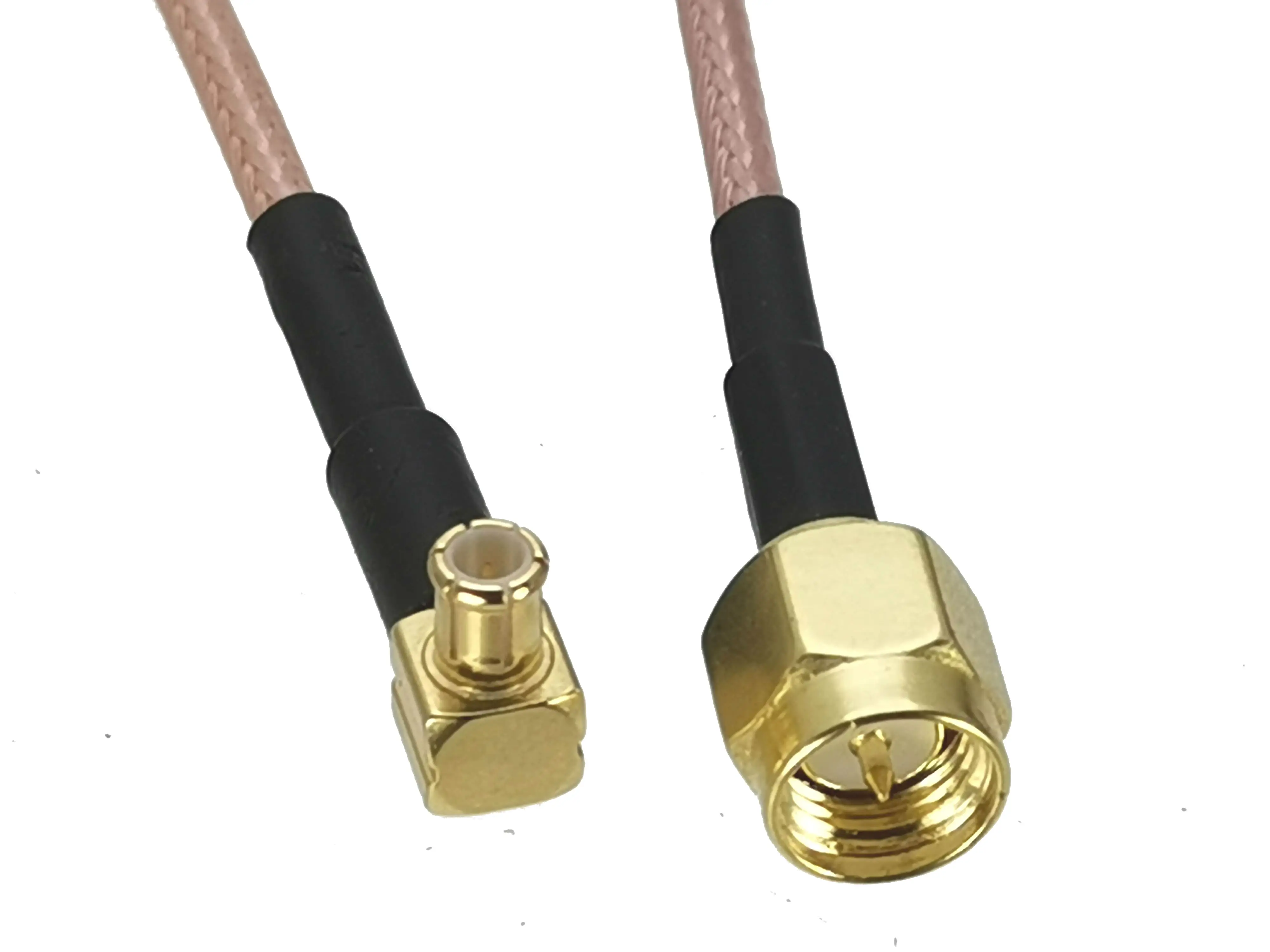 1 шт. RG316 RF pigtail MCX контактный штекер с прямым углом к SMA штекеру соединительный