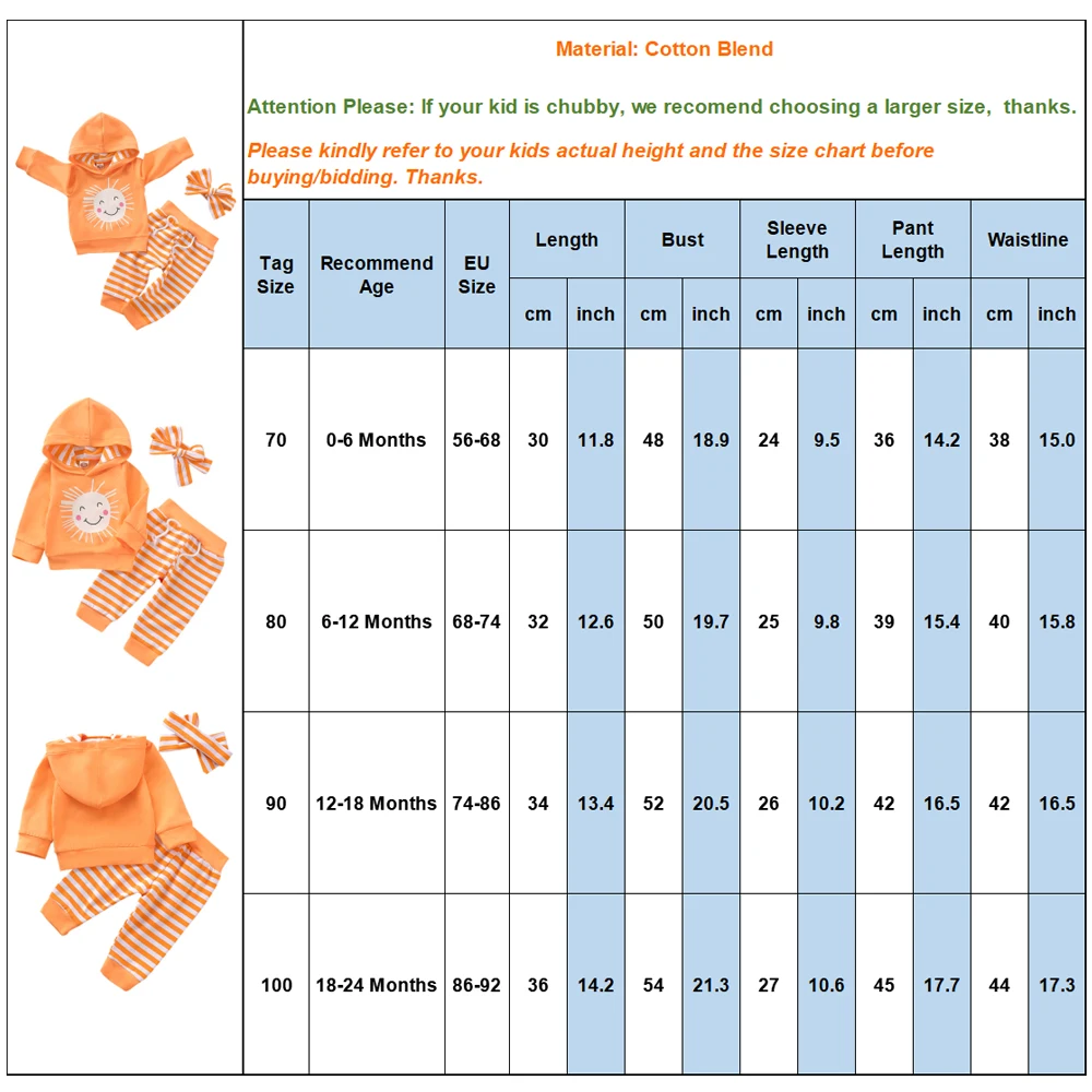 Комплект из 3 предметов костюм в полоску с длинным рукавом солнце капюшоном для