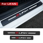 Защитные кожаные виниловые наклейки на пороги автомобиля, 4 шт.компл., для Lifan Solano X60, 125CC, X50, 320, порог наклейки аксессуары для автомобиля