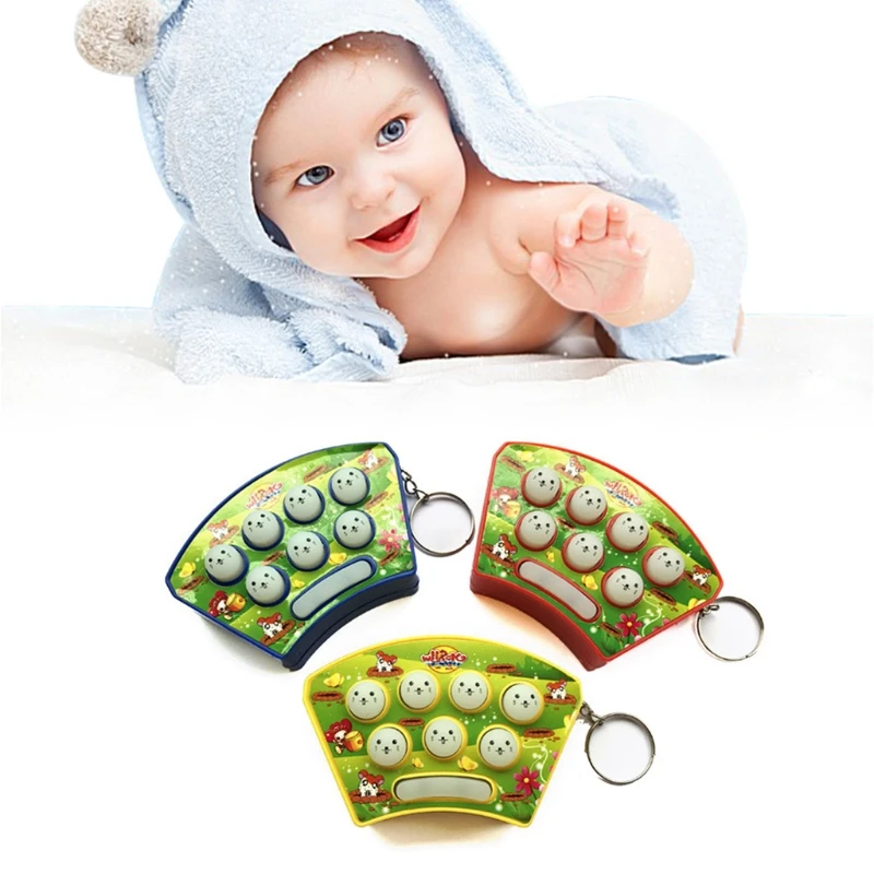 

Электрический Настольная игра музыкальный WhacMole игровой набор игрушек Реалистичная игрушка для ловли доска с светодиодный светильник и зву...