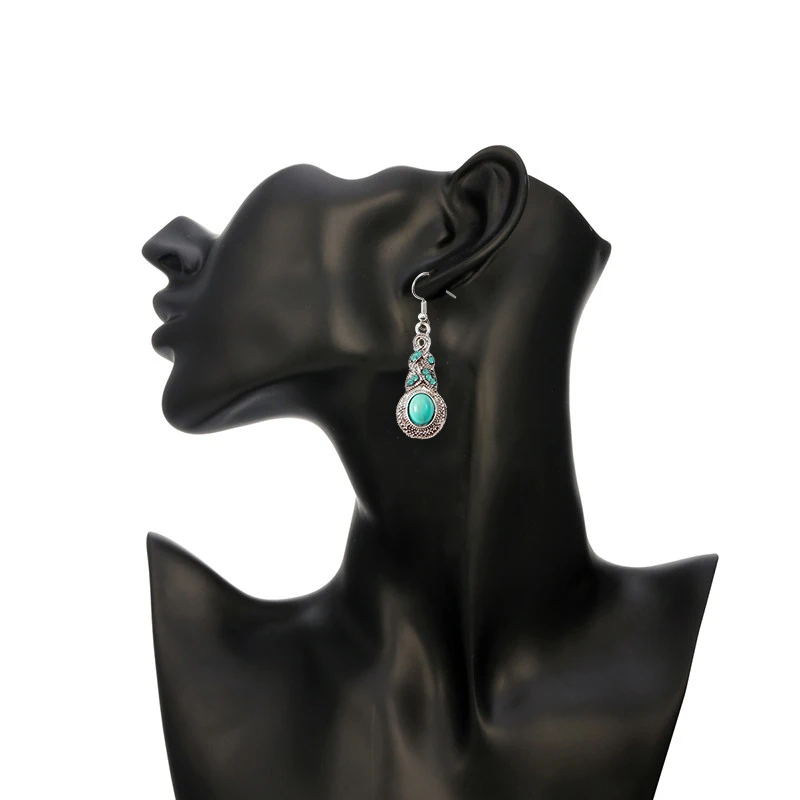 6 пар/лот Винтажные серьги набор 2020 сердце каплевидный цвет бисер бусы