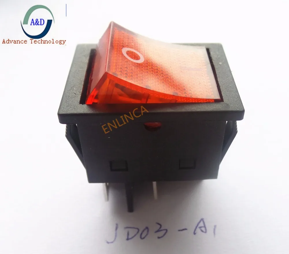 5 шт. оригинал оптом! JD03 A1 25A 30A 250VAC кнопочный переключатель 4 контактный|buttons