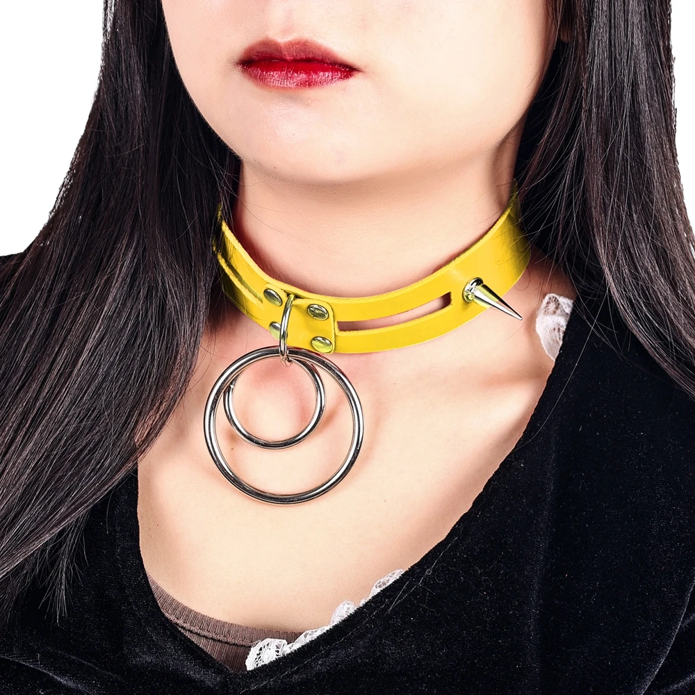 Ожерелье в стиле рок аксессуары для ювелирных изделий кожаная портупея модный