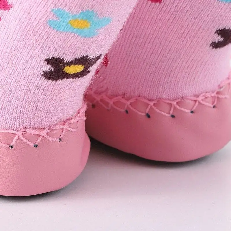 

Children Infant Socks Non-Slip Floor Shoes Socks Toddler Girl Boy Cartoon Socks Cotton Terry Warm Soft Soles Baby Shoes Socks