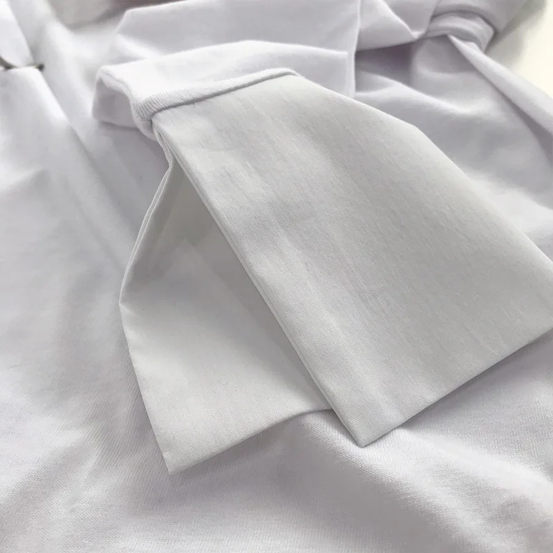 

Women T-shirt 2021 Autumn New All-match Solid Color Round Neck Temperament Top