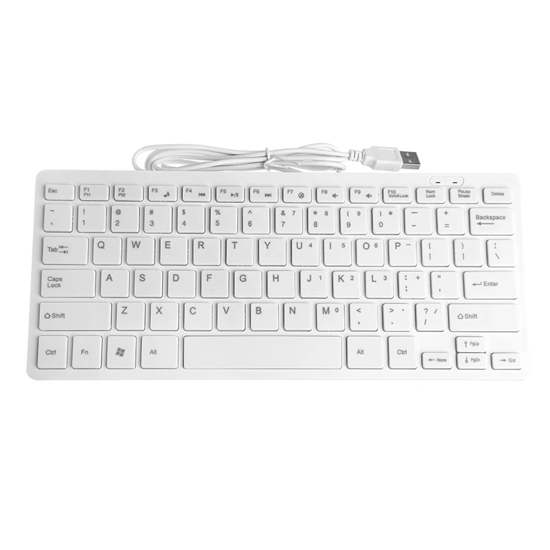 

50LA Mini Slim Multimedia USB Wired External Keyboard For Notebook Laptop PC Computer