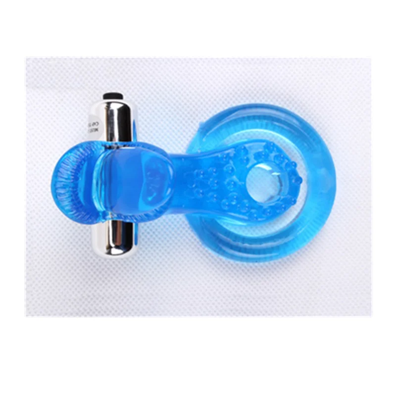 Гибкие Вибрирующие Кольца для пениса Стимулятор клитора вибратор с двойным