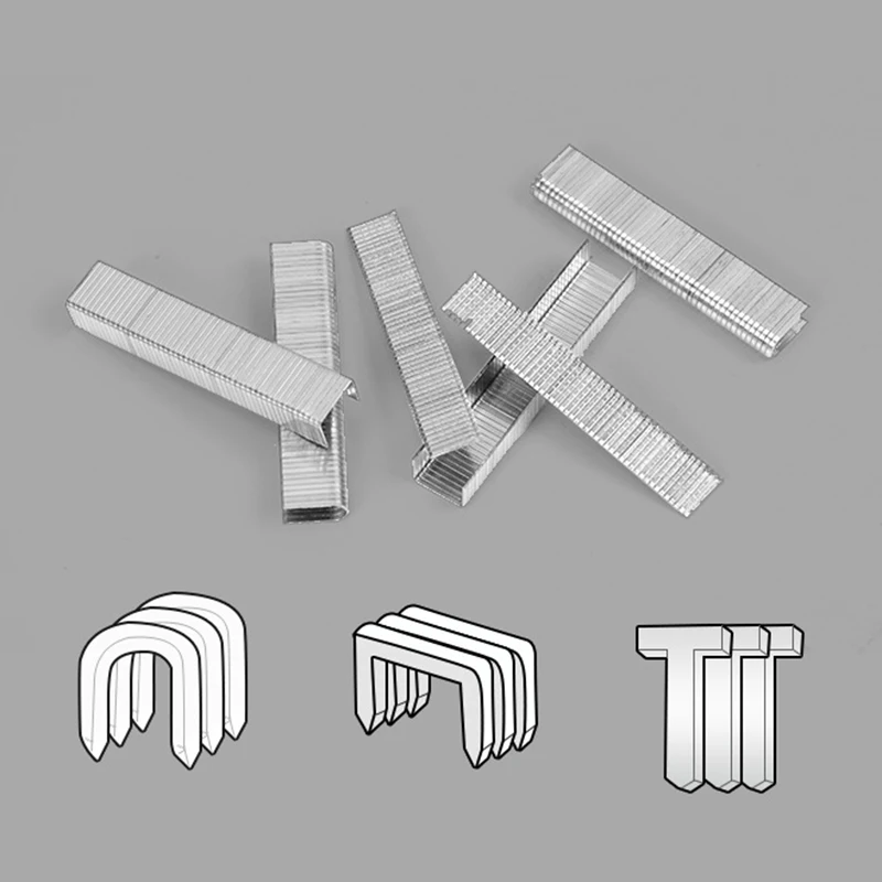1000 шт. U/дверь/Т-образные скобы для степлер-пистолет украшение интерьера мебели