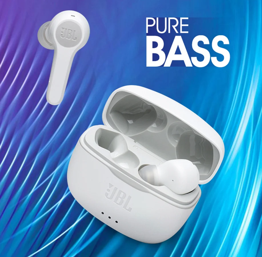 

JBL T215 TUNE215TWS Wireless Bluetooth Earphones True 215 TWS Earphones In-Ear Music with Microphone T120 T220 T225 Tws BASS Yes