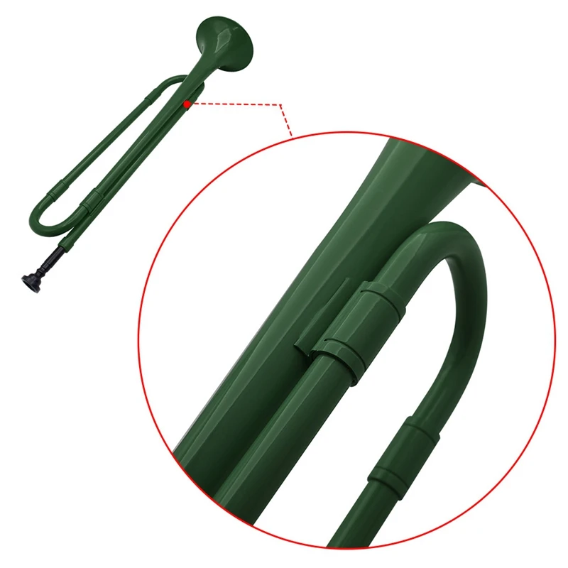 

Plastic Trumpet - Comfortable Ergonomic Grip - Bb Authentic Sound for Student & Beginner ABS Construction