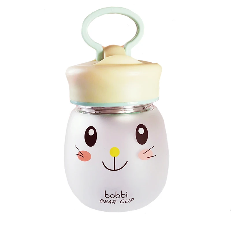 

Cute Glass Water Bottles Portable Mini Water Bottle With Tea Strainer Portable Leakproof Drinking Bottle For Girls Couple Cup