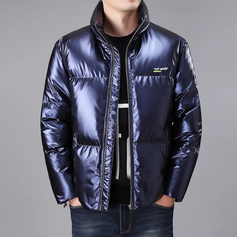 

Новинка Зима 2021, мужской повседневный пуховик с воротником-стойкой, толстый и теплый мужской зимний пуховик большого размера 6XL, 7XL, 8XL