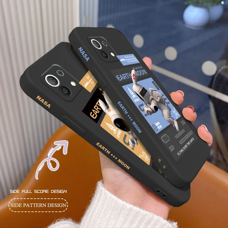 

Dancing Astronaut Soft Case For Xiaomi Mi11 lite Ultra 11i 11T 10T 9T Pro Lite 10 10S 9 8 lite Pro Poco F2 X2 F3 Pro Phone Cover