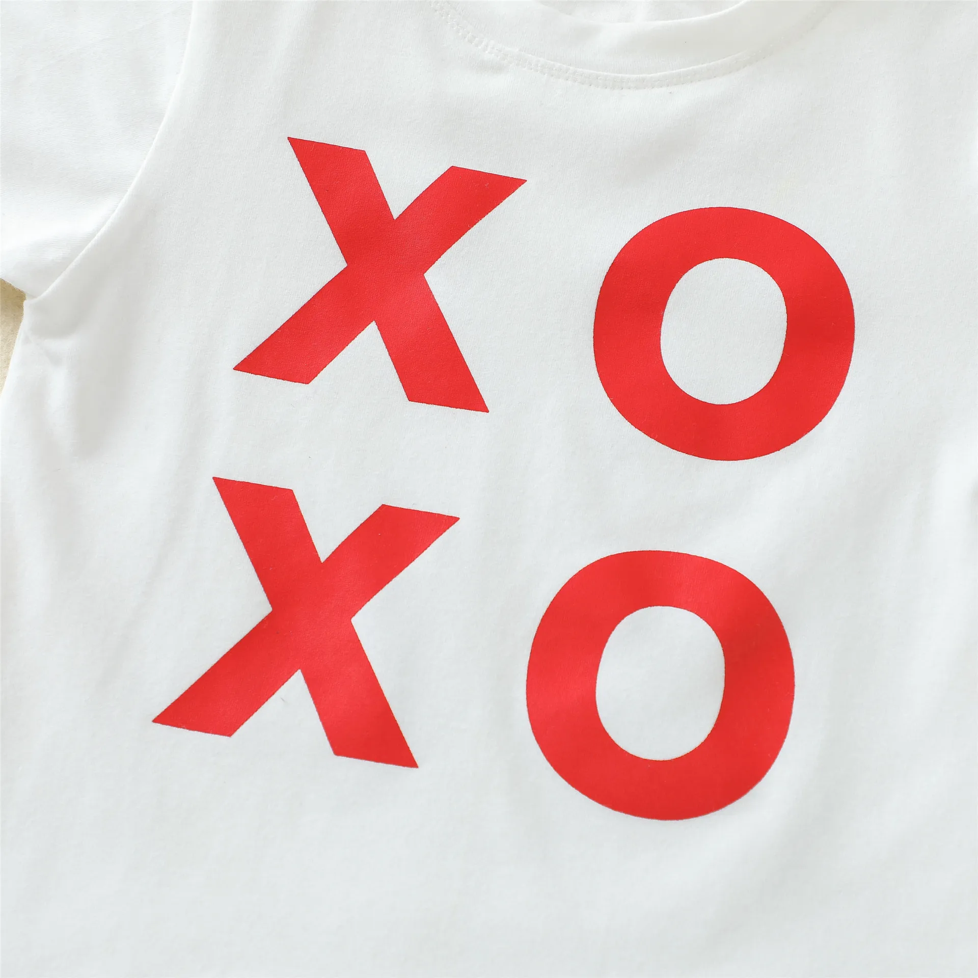 

Summer New Baby Clothes Set Toddler Boy Girl Fashion Letter Printed Cotton Short Sleeve T-shirt + Kid Solid Casual Shorts 2pcs