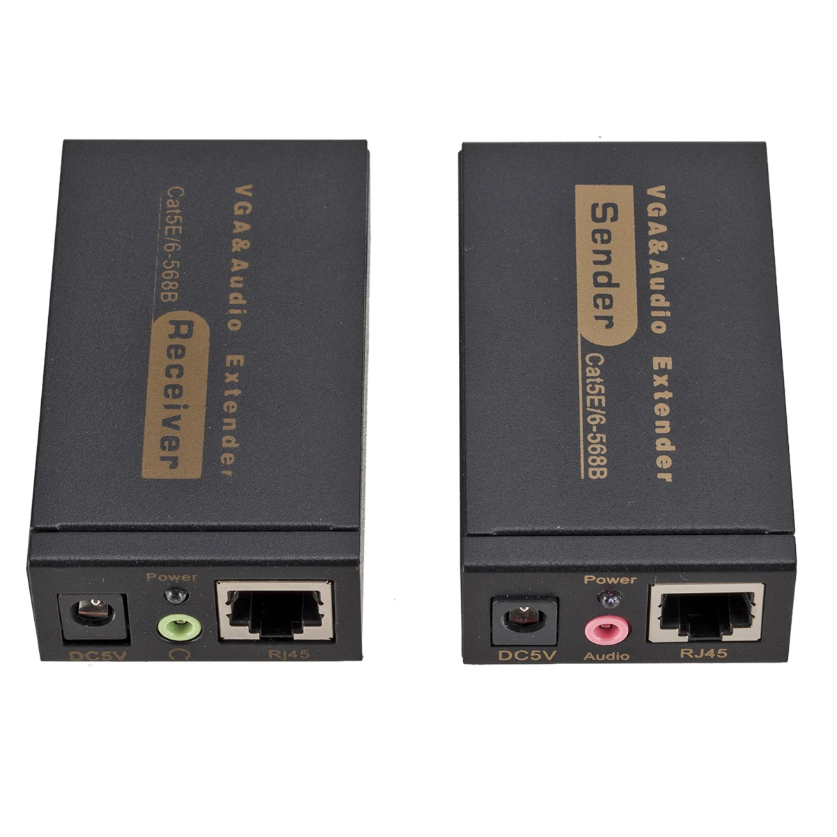 VGA 100MS усилитель сигнала Сетевой удлинитель 100M в RJ45 с аудио адаптер|Компьютерные
