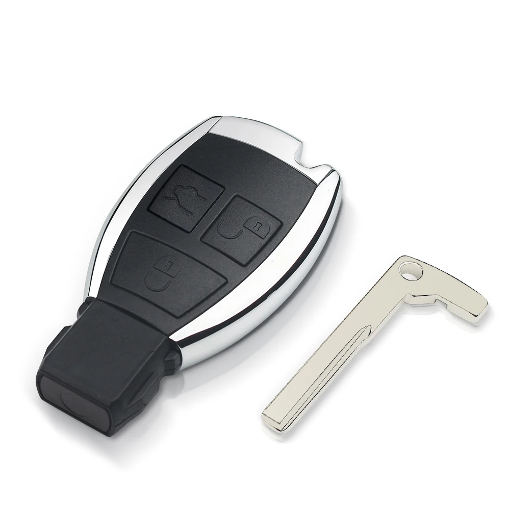 KEYYOU Modified Remote Car Key Shell For Benz Mercedes C E S M CLS CLK W203 GL SLK Class CL55 AMG C230 Fob 3 Buttons | Автомобили и
