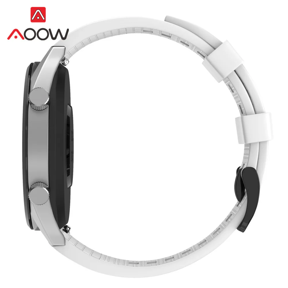 Ремешок силиконовый спортивный для Huawei Honor Magic Watch GT Active браслет Samsung Galaxy 46 мм Gear S3 22