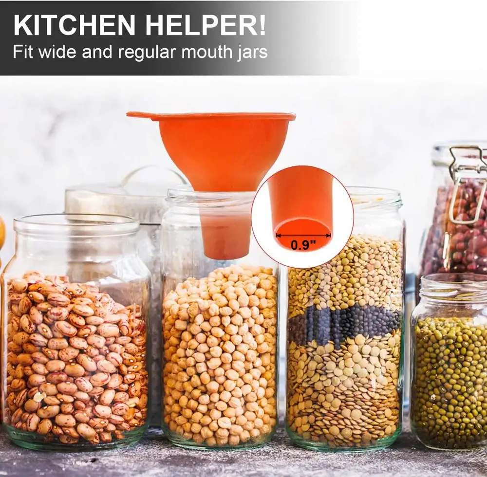 WALFOS Multifunctional Grade Silicone Funnel Wide Mouth For Oil Liquid Wine Canning Cooking Kitchen Accessiores Tool | Дом и сад