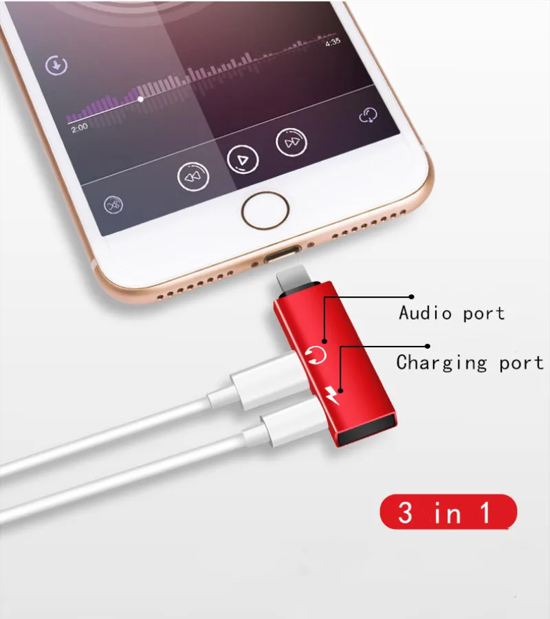 Адаптер освещения для iPhone 13/13 Pro Max/12/12 Pro/11/X XR/8 7 Plus аудиоадаптер зарядка звонки