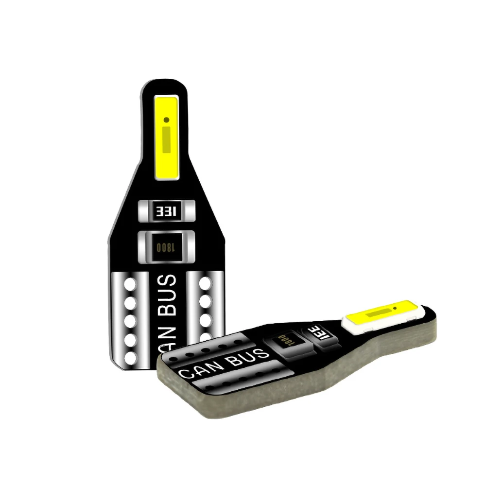 Светодиодная лампа T10 Canbus 5W5 автомобильная светодиодная сигнальная W5W 12 В 6000K для