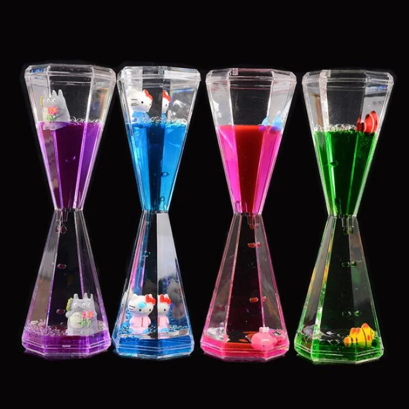 17 см аниме Тоторо рыба 3D песочные часы модель детская игрушка акриловый материал