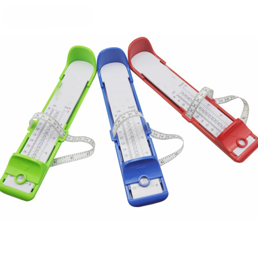 

3-Color Baby Foot Ruler Child Foot Measuring Instrument Children'S Baby Growth Measuring Instrument Toddler Child Foot Length