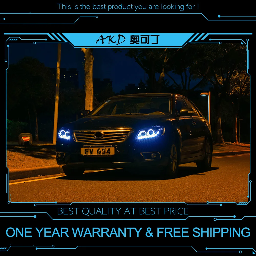 АКД тюнинг Автомобильные фары для Toyota Camry 2009 2011 светодиодные DRL ходовые огни