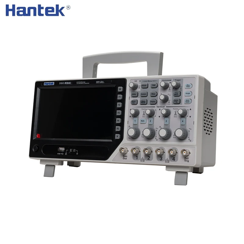 Цифровой осциллограф Hantek DSO4084C 4-канальный USB-осциллограф 64K с длиной записи и