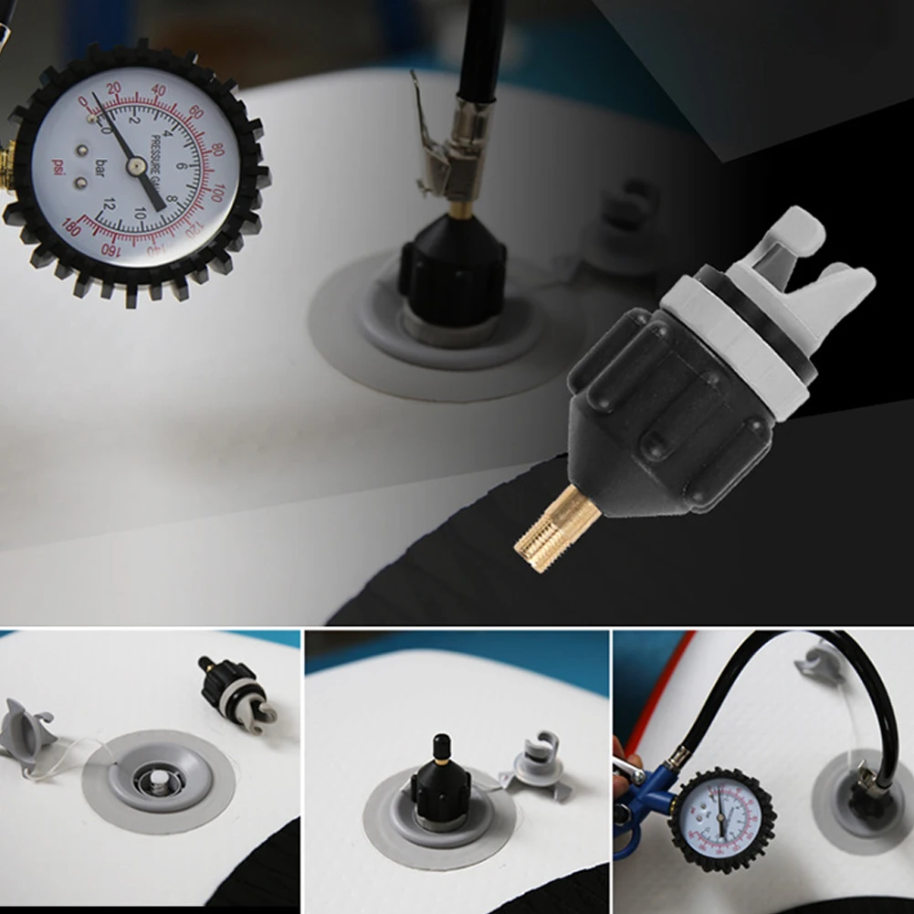 Надувная гребная лодка для серфинга с веслом доска насос Каяка воздушный клапан