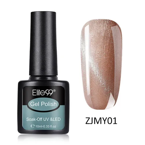 ZJMY01 Elite99 10 мл Магнитный кошачий глаз Широкий УФ-гель для ногтей гель для дизайна ногтей замачиваемый Полупостоянный лакуер 5D эффект магнети лак - Цвет: ZJMY01