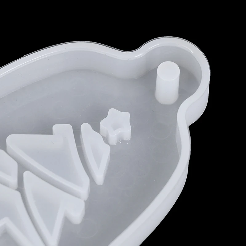 

3pcs/set Diy Resin Crystal Epoxy Mould Listed Christmas Tree Elk Pendant Bag Decoration Resin Silicone Mould