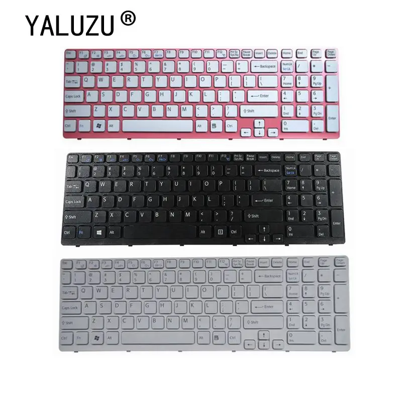 para Teclado da Sony Nos Eua para os Modelos Sony Vaio Lam1511sac Lam1512shc Lam1511s4c Su151c 11m Lam15fundo 11t Su15111 Novidade Teclado de substituição