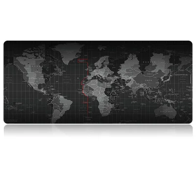 

Gaming Mouse Pad New World Map Large Mousepad Gamer Accessories XXL Anti-slip Natural Rubber PC Computer Keyboard Desk Mat