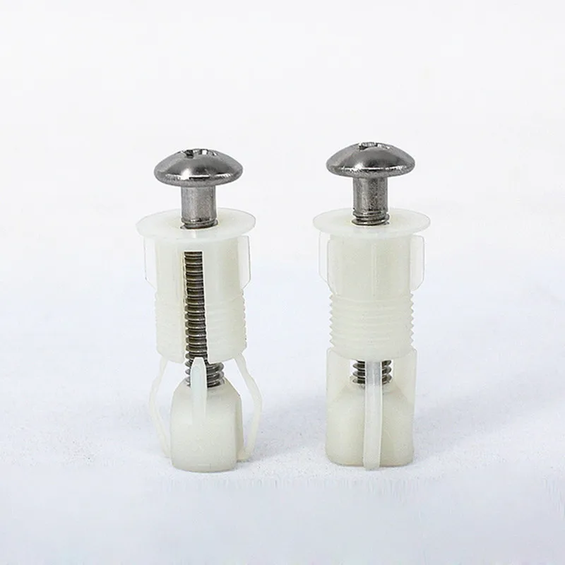 

1/8PCS Toilet Cover Screws Seat Fixings Blind Hole Screws Fastener Toilet Mounting Connector Repair Parts