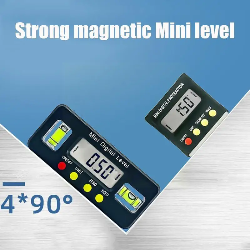 Digital angle finder Protractor electronic level box Degree with digital tool measuring Portable inclinometer 360 mag H7K2 | Инструменты