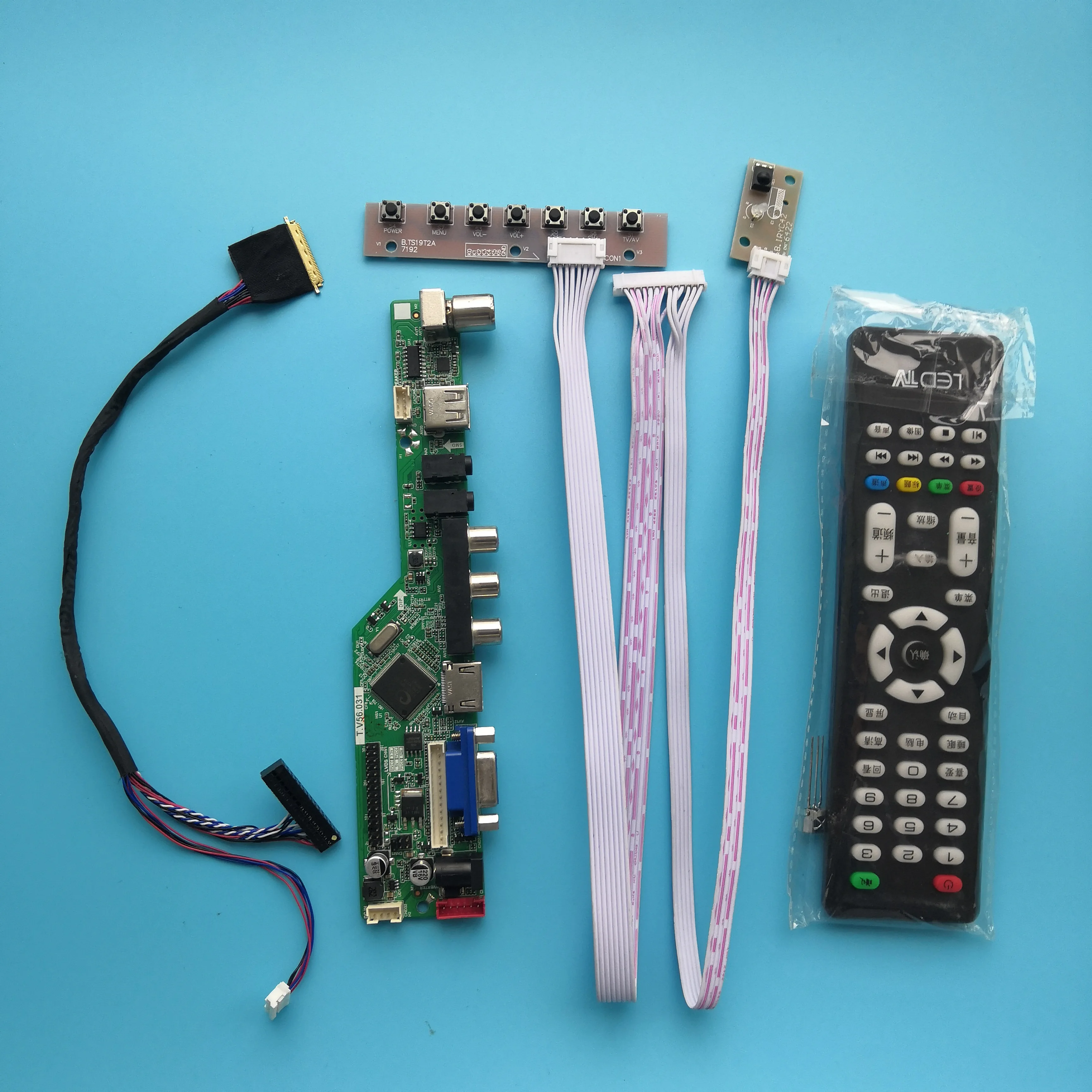 

kit for B154PW04 V0 Controller driver board TV AV USB HDMI-compatible LCD LED 15.4" 1440X900 VGA remote 40pin LVDS Panel Screen