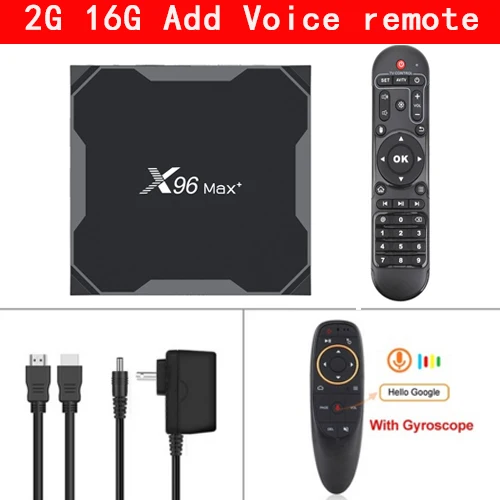2G 16G voice control X96 Max+ смарт ТВ BOX Android 9,0 Amlogic S905X3 4 ядра, 4 Гб 64 Гб 2,4 г& Wi-Fi 5 ГГц Wi-Fi, BT 1000M 8K IPTV Set-top BOX PK HK1 плюс H96 - Цвет: 2G 16G voice control