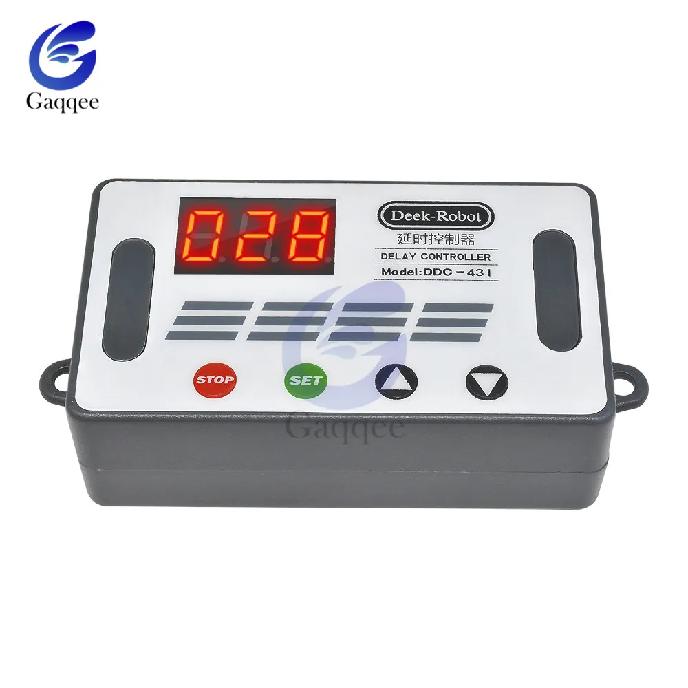 Реле с задержкой времени 5 в 12 В постоянного тока 3 Бит цифровое ЖК реле дисплея