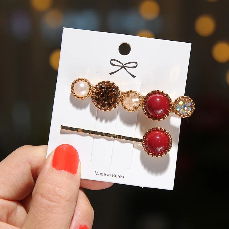 Корейские простые акриловые аксессуары очаровательные свадебные ювелирные