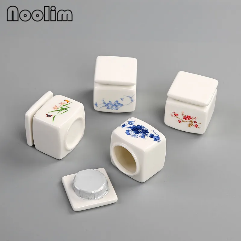 Керамический Мини чай Caddy белый фарфор приправа бутылка креативная герметичная