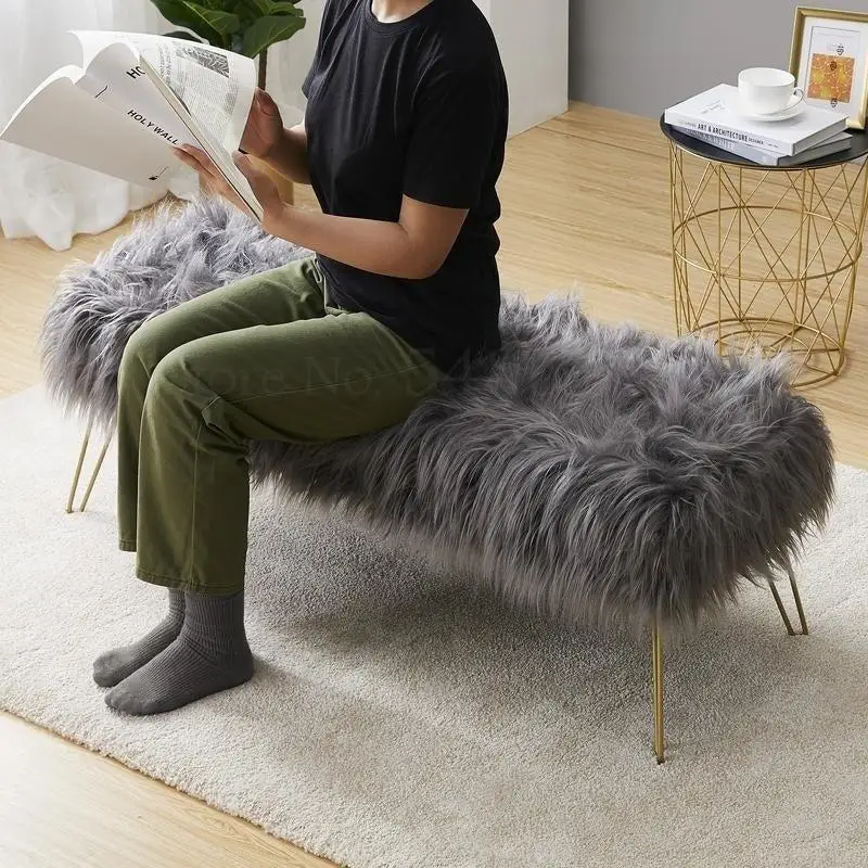 Табурет для кровати роскошная подсветка спальни дивана бара гардеробной